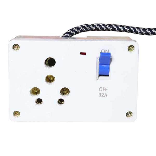 Chander 16 Amp 1+1 Extension Board With 32 Amp MCB