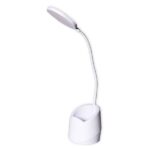 Rocklight 360 Degree Rotation Warm White 3 Mode With Pen Stand Study Lamp (White)