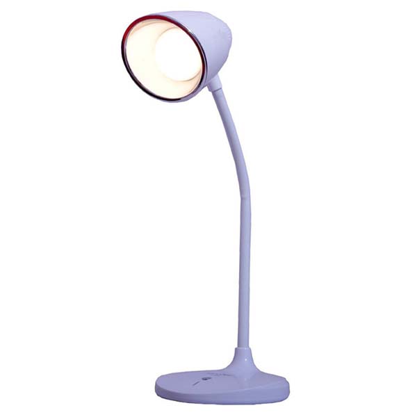 Rocklight Rechargeable Flexible Study Purpose Dual Light Function Study Lamp(White)