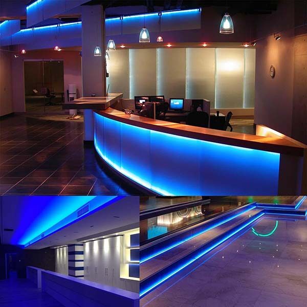 Smuf 5 Meter Long Blue Neon Light With Adaptor Home Decor