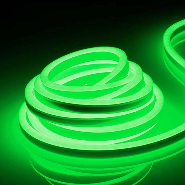 Smuf 5 Meter Long Green Neon Light With Adaptor