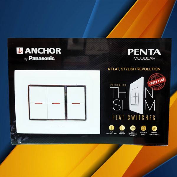 Anchor Penta Flat 6Amp Modular Switch