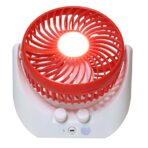 Noba Rechargeable 4 Hours Battery Backup Rotating Table Fan