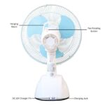 Rocklight RL-7060 ACDC Operated Rechargeable Table Fan
