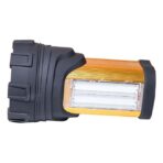 Smuf 250W Metal 2 KM Range Blinker & Bottom Light 20000 mAh Battery15 Hours Backup Torch (Gold & Black) (Rechargeable)