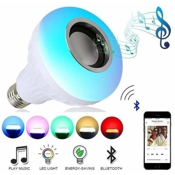 Smuf Color Changing With Bluetooth Music Smart Bulb