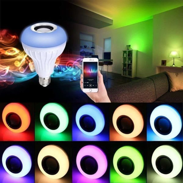 Smuf Color Changing With Bluetooth Music Smart Bulb Colors