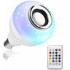Smuf Color Changing With Bluetooth Music Smart Bulb Remote