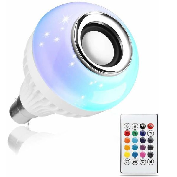 Smuf Color Changing With Bluetooth Music Smart Bulb Remote