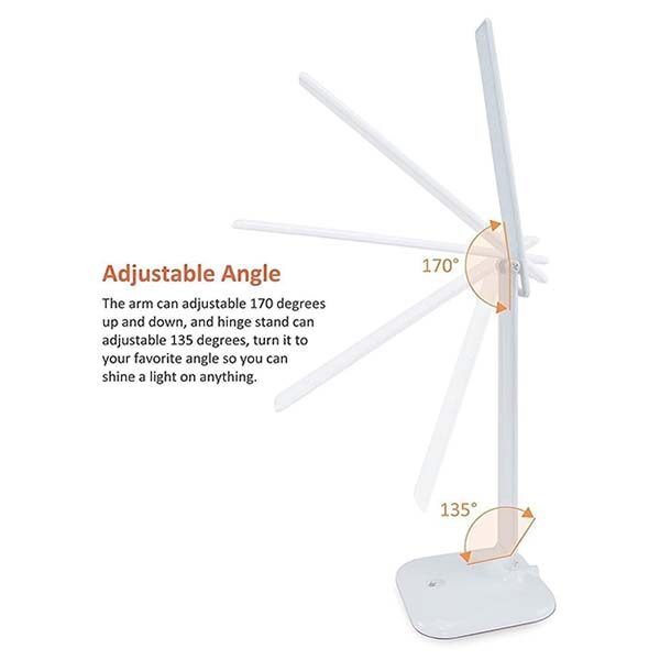 Smuf Rock Adjustable Screen Touch For Study Study Lamp