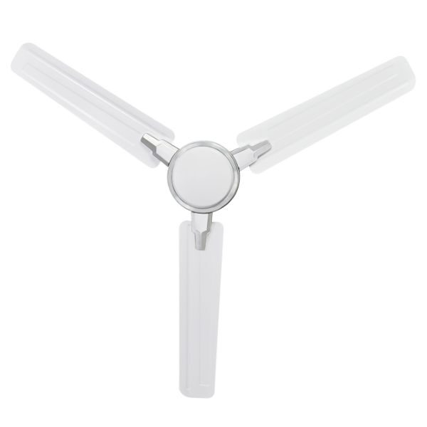 USHA Racer Chrome 1200MM Ceiling Fan (Whites)