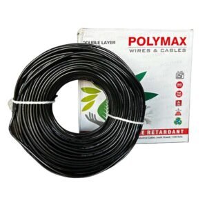 Polymax 1.0 MM Single Core Electrical Wire (Black) - Smuf