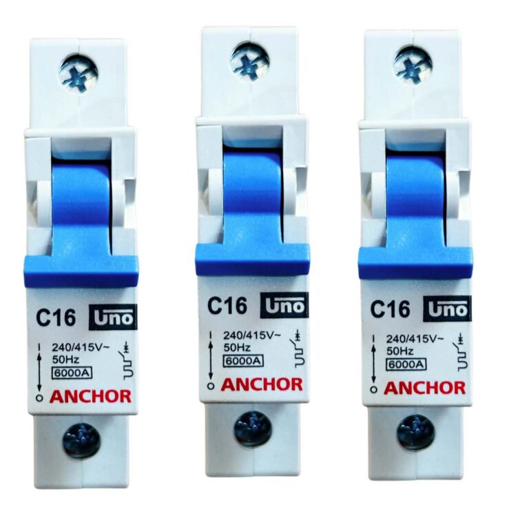 Anchor 16 Amp Uno MCB (Pack Of 3)