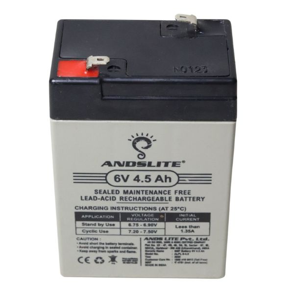 Andslite 6V 4.5 Ah Battery