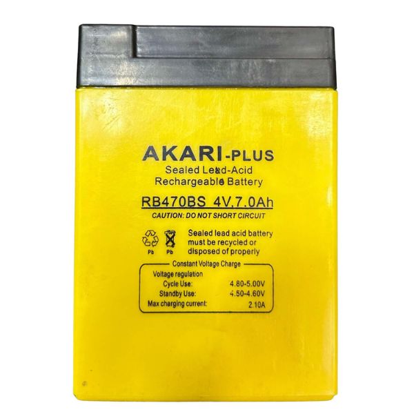 Akari Plus 4 Volt 7.0 Ah 7000 mAh Lead Batteries