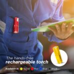 Eveready Boomlite Rechargeable LED Torch Light For Pocket