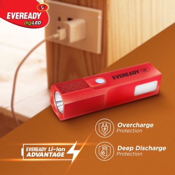 Eveready Boomlite Rechargeable LED Torch Lights
