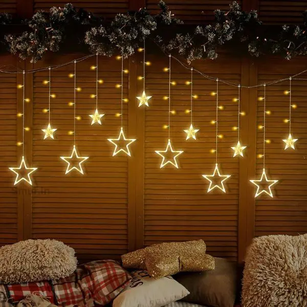 Classic led flexible light on sale hanging triple star