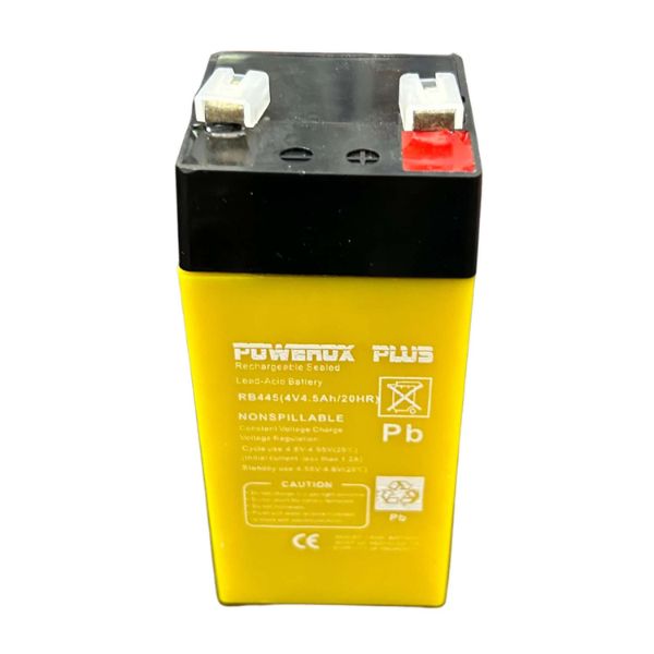 Powerox Plus 4 Volt 4.5 Ah 4500 mAh Lead Battery