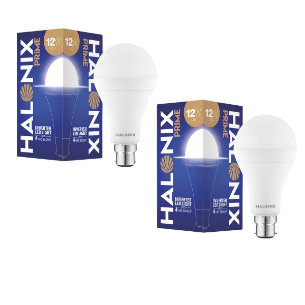 Halonix 12W Prime Inverter LED Bulb (Pack of 2)