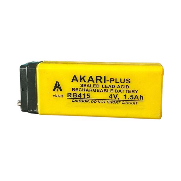 Akari Plus 4V 1.5Ah Lead Battery Front