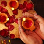 Big LED Water Diya Pack Of 6 In Hand