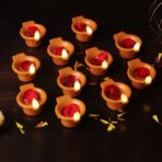 Big LED Water Diyas Pack Of 6