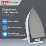 USHA EI 1602 Automatic Dry Iron Features