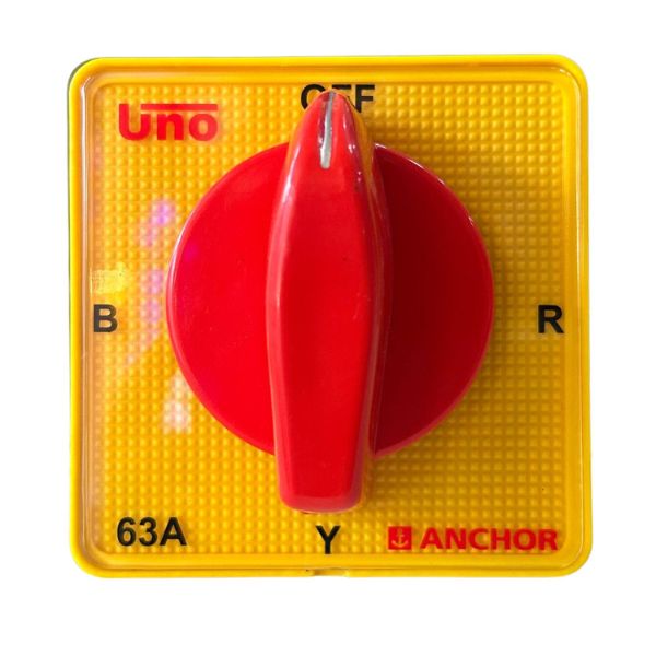 Anchor Uno 63 Amp Phase Selector Rotary Switch