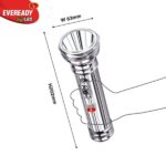 Eveready DL 64 Aluminium Body Digi LED Torch Light Features