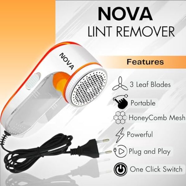 Nova Electric Clothes Lint Remover Machine Features