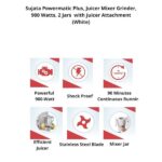Sujata Powermatic Plus Juicer Mixer Grinder Features
