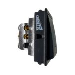 Cornetto 32 Amp Modular DP Switch With Indicator Back (Black)