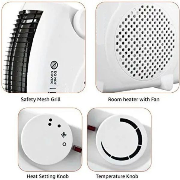 Hot Air Mac Blower White Fan Room Heater Feature
