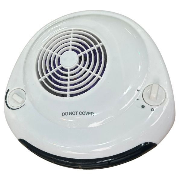 Hot Wind Down Blower White Fan Room Heater Sides