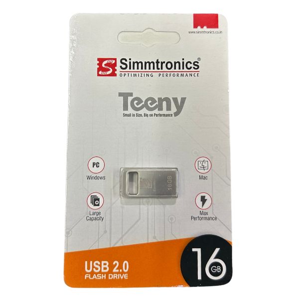 Simmtronics 16 GB Teeny USB 2.0 Flash Drive Pendrives