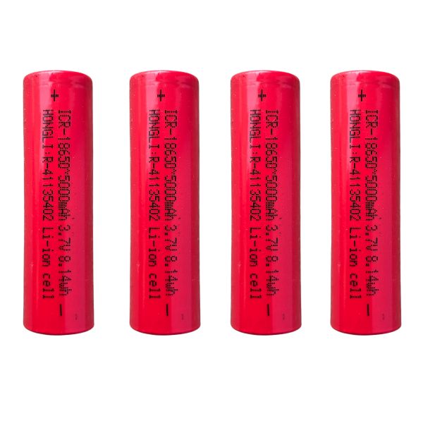 Hongli 5000mAh 3.7V 18650 Li-Ion Cell Battery (Pack Of 4)