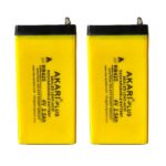 Akari 4 Volt 2.5 Ah Rechargeable Battery (Pack Of 2)
