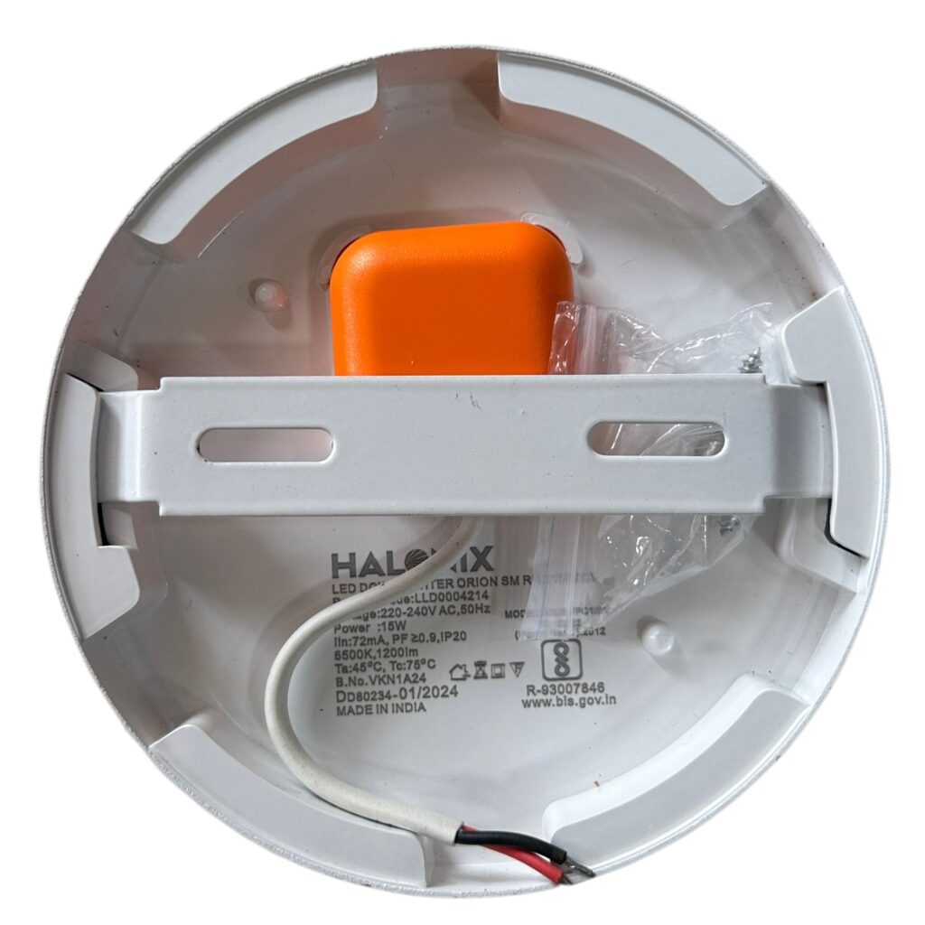 Halonix 15W Orion Surface Round LED Downlighter Back