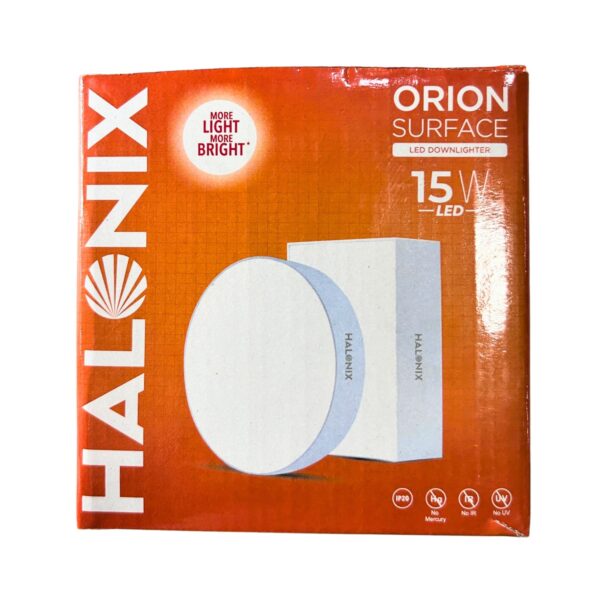 Halonix 15W Orion Surface Round LED Downlighter Box