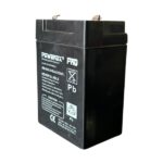 Powerox RB460 4 Volt 6 Ah Rechargeable Battery Side
