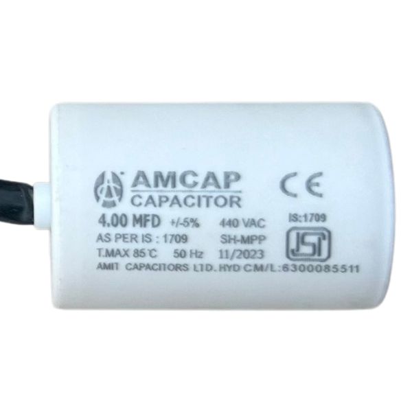 Amcap 4.0 MFD Capacitor Sides