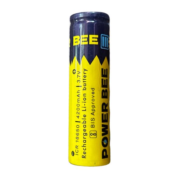 Power Bee 4200 mAh 18650 3.7V Lithium Battery Side