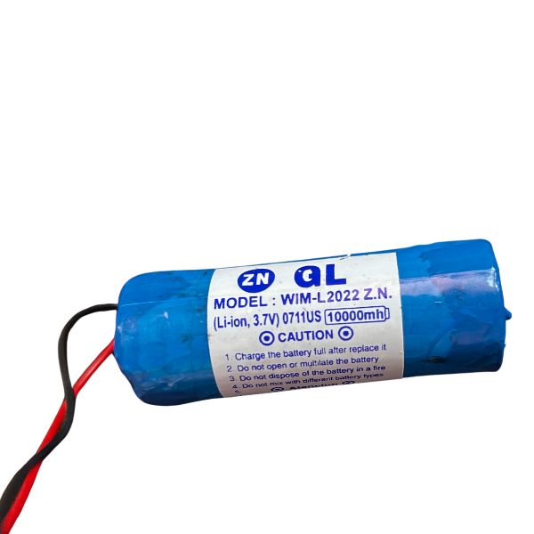 QL 10000 mAh 3.7V Li-Ion Rechargeable Battery With Connectors