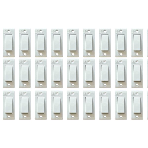 Anchor Penta PC 1 Way 6 Amp Switch (Pack Of 30)