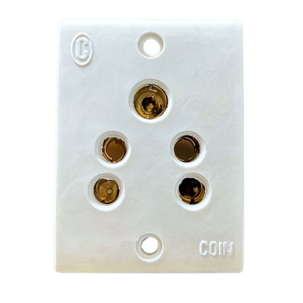 Coin 6 Amp 5 Pin Socket