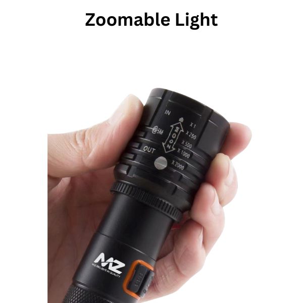 MZ M035-C Metal Zoomable Torch Lights