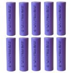 IFR 2200 mAh 3.7V 8.14Wh 18650 Lithium Battery (Pack Of 10)