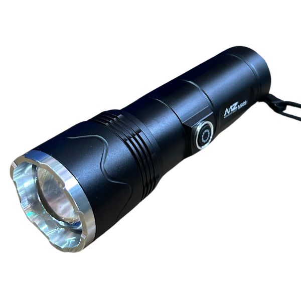 MZ M989 Metal Zoomable 5 Mode Flashlight Torch Light