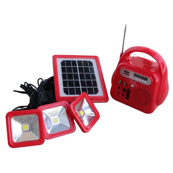 Rock Light Solar RL-4990 Power Bank Emergency Light Side